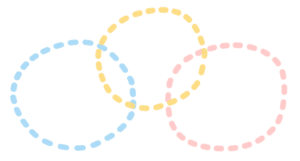 父母子どもを表す3つの輪