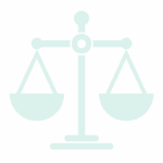 弁護士事務所を象徴する天秤のシルエット