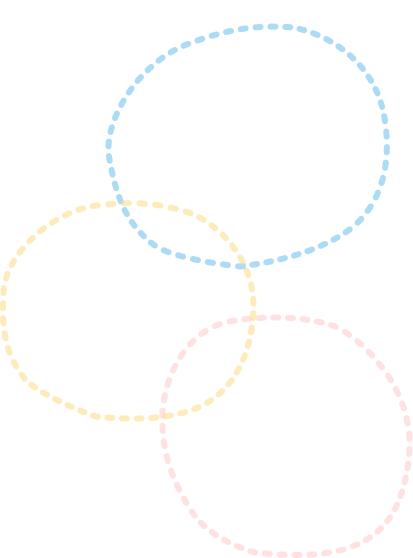家族のつながりを円で象徴した父・母・子のサイクルシンボル