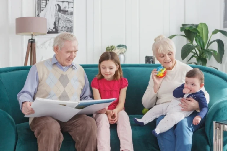 祖父母と孫たち